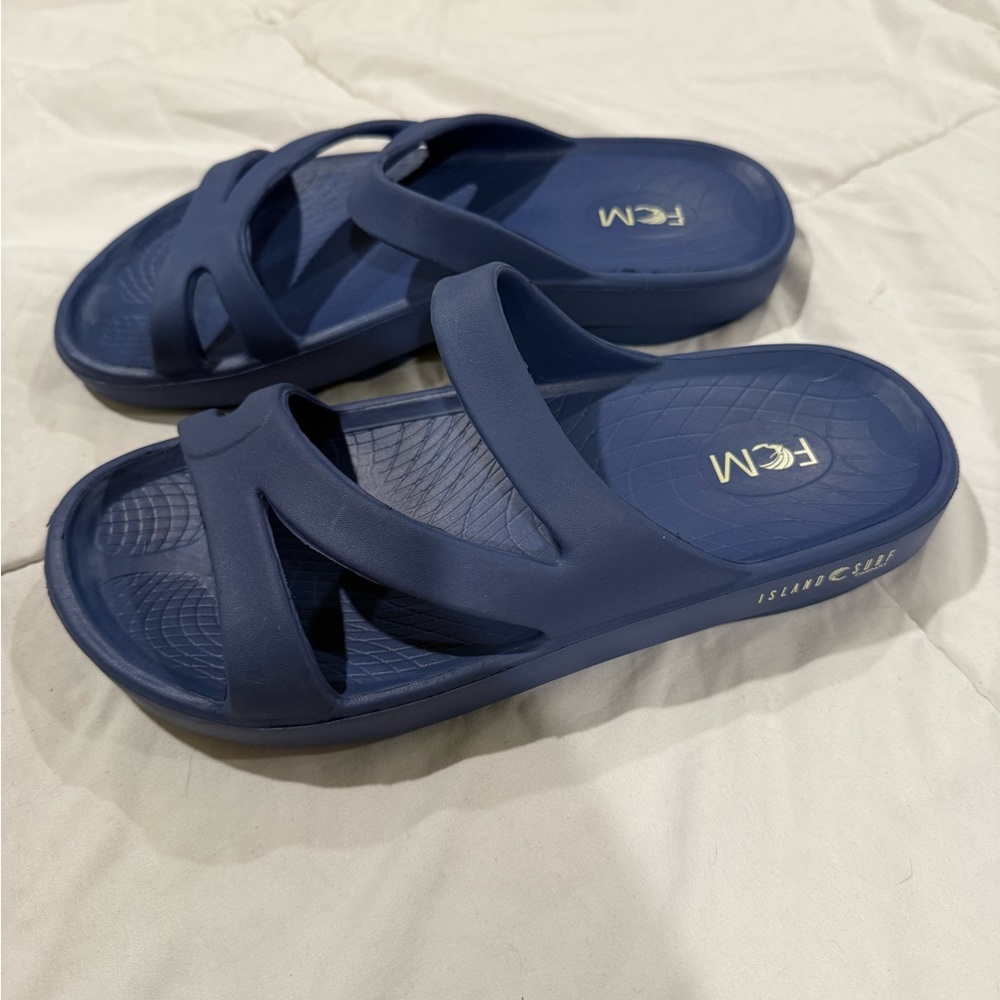 FCM Women's Blue Sandals - Picture 2 of 2